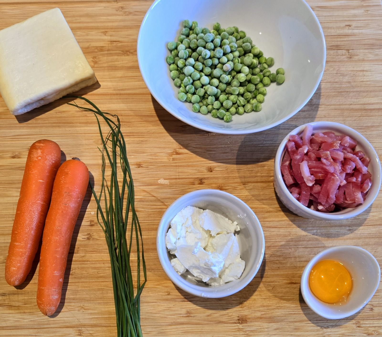 Couronne feuilletée printanière