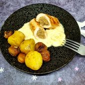 Ballottines de dinde aux châtaignes et champignons - Recettes de Aimeraude