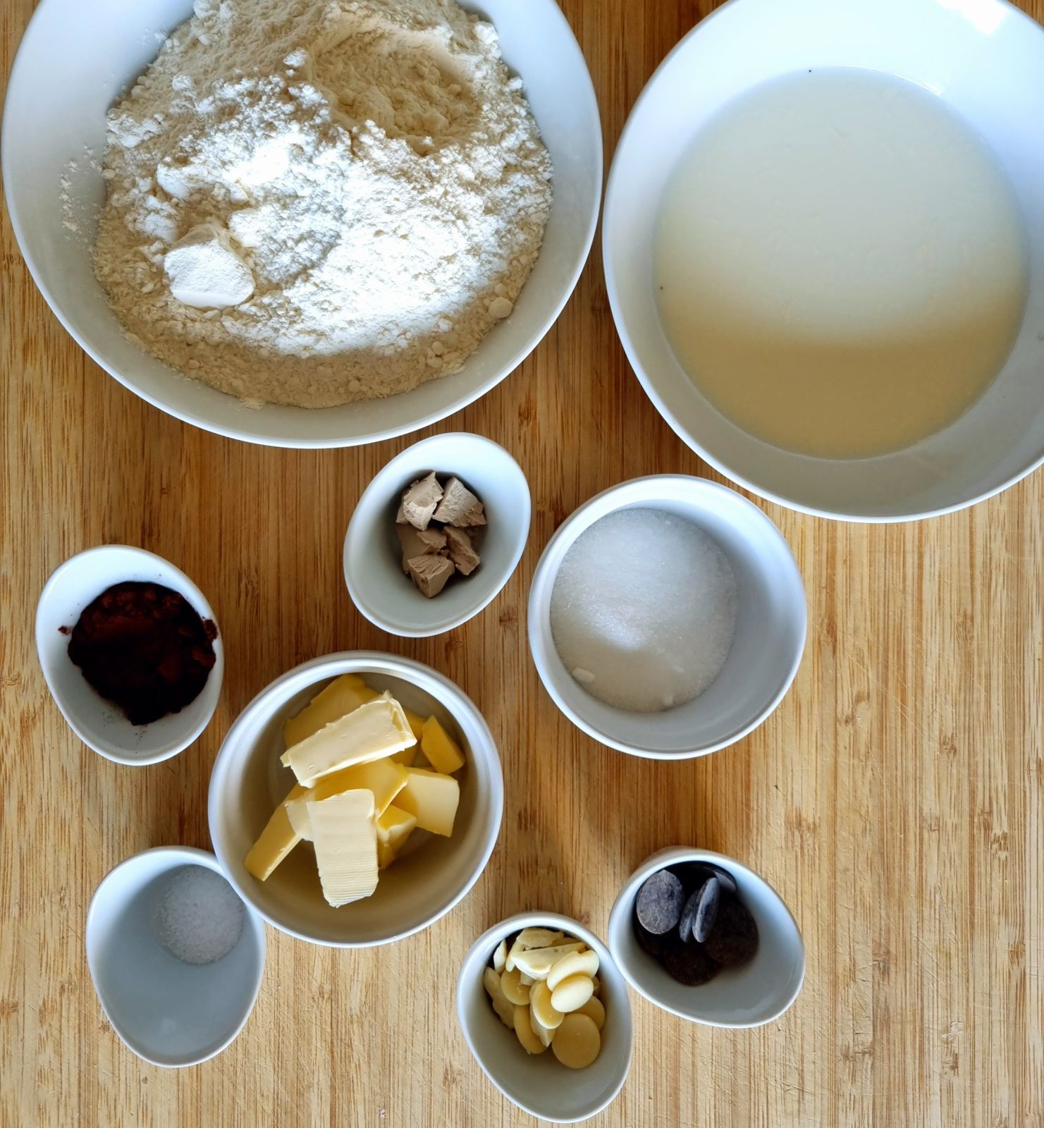 Pains au lait au cacao