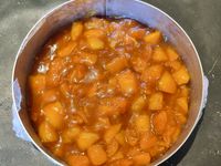 Entremet abricot huile d'olive