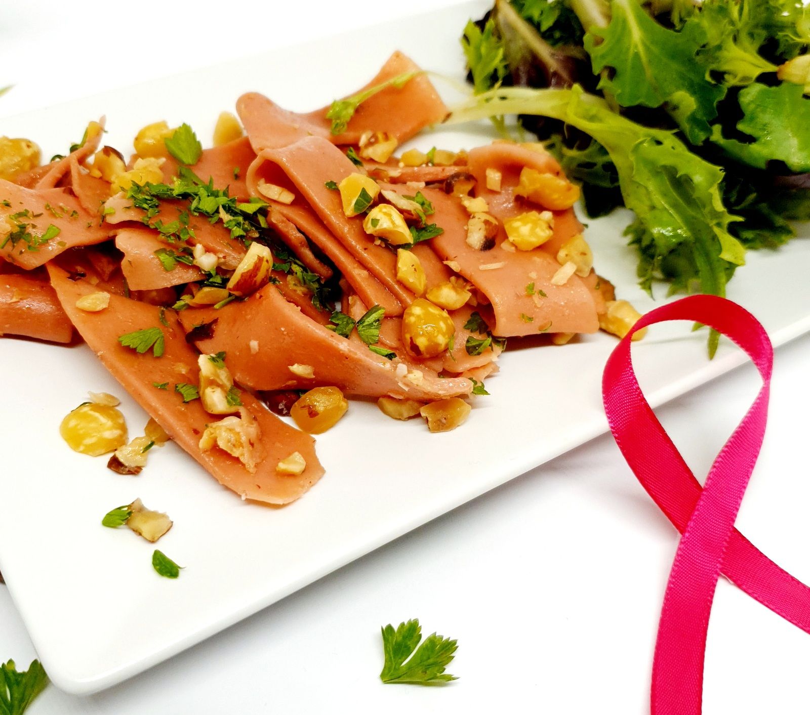 Pasta vegan à la betterave