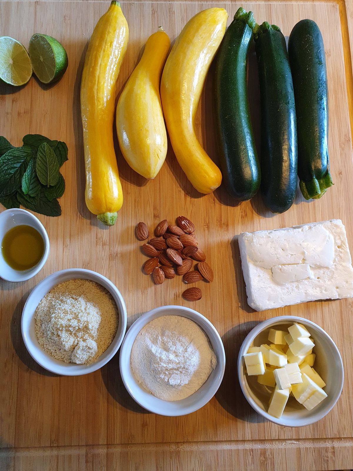 Crumble de courgettes à la feta
