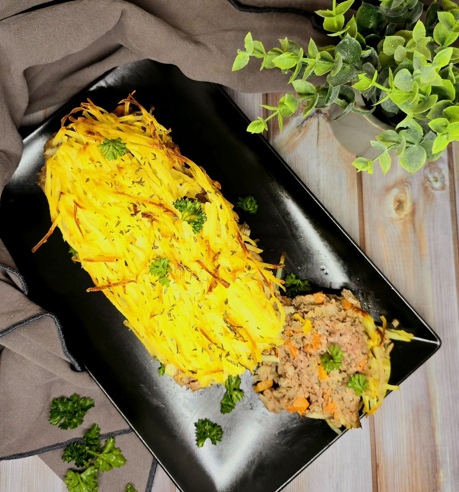 Pain de viande aux pommes de terre