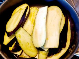 Tatin d'aubergines à l'érable