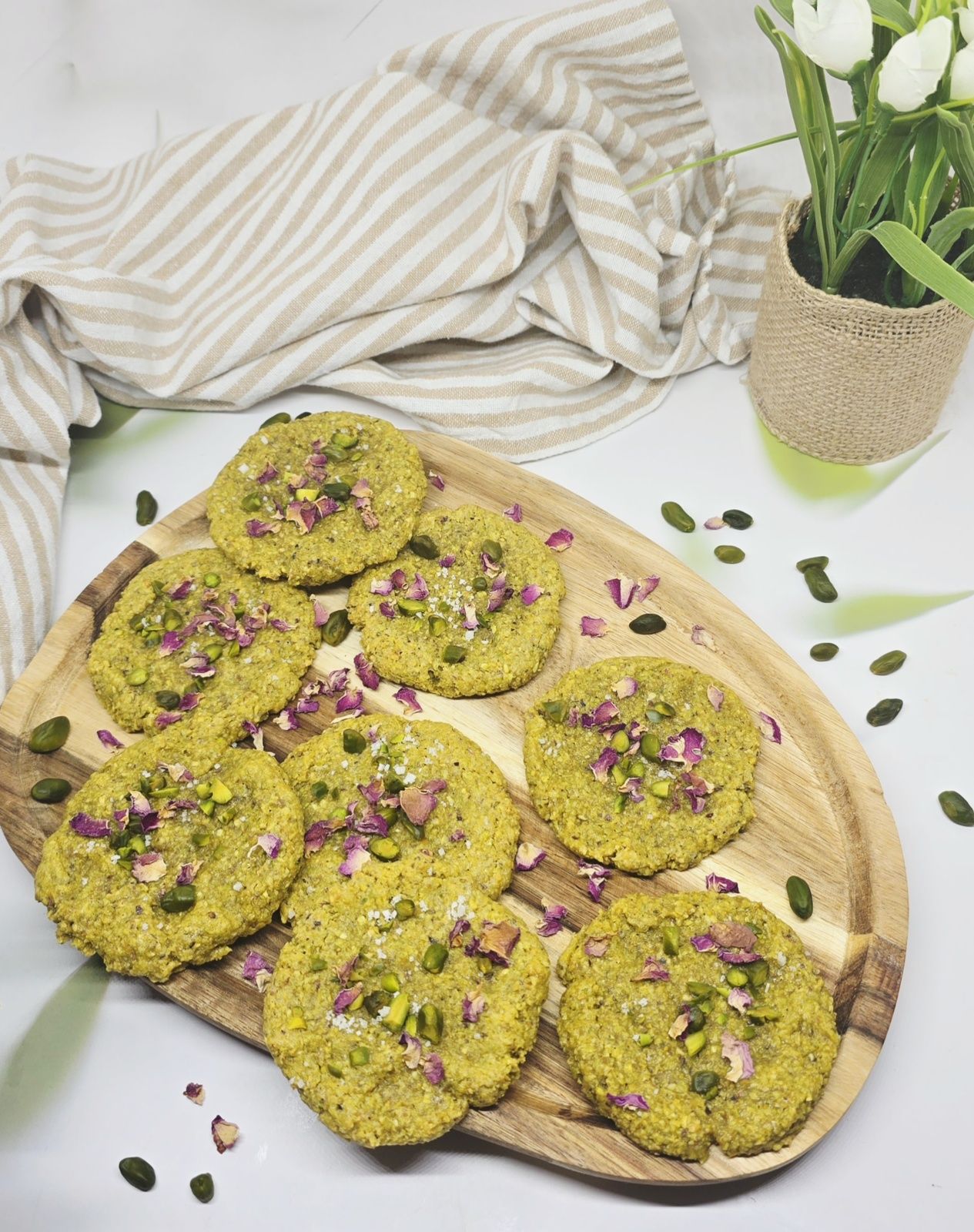 Biscuits express à la pistache