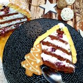 Forêt noire façon bûche - Recettes de Aimeraude