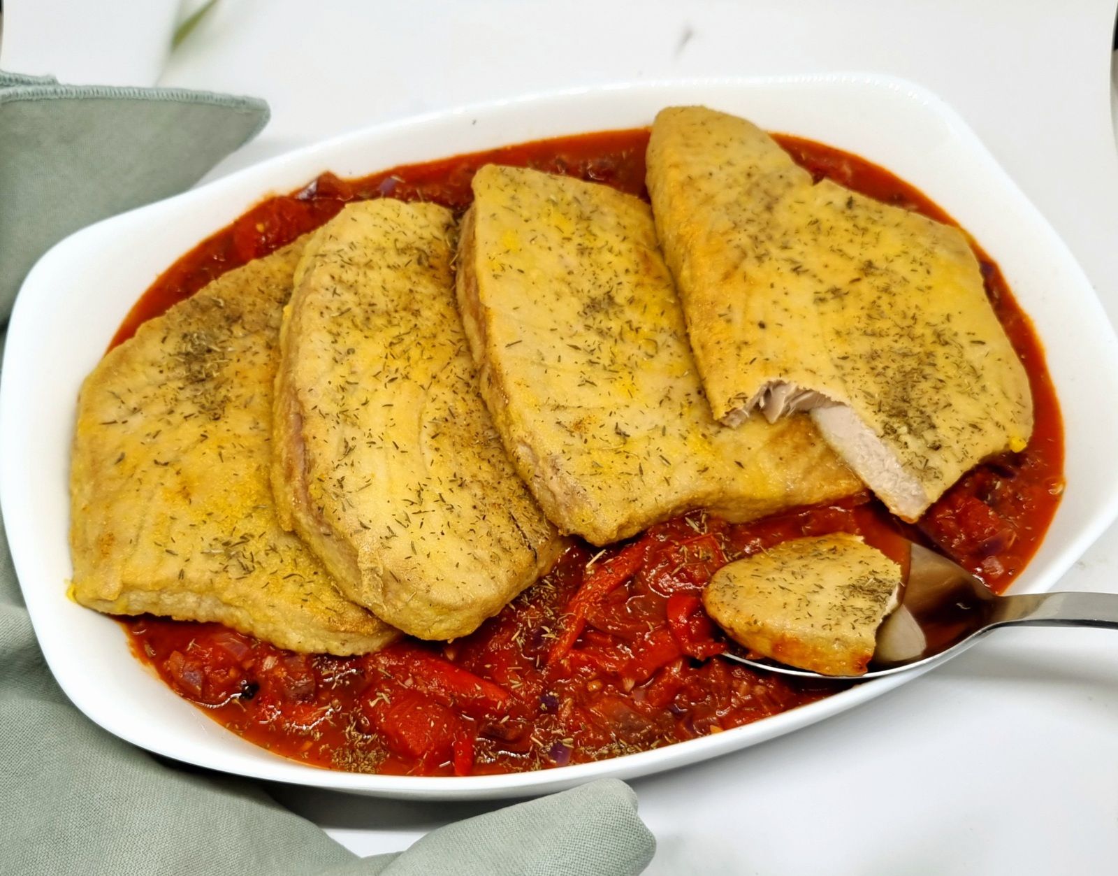 Thon à la basquaise