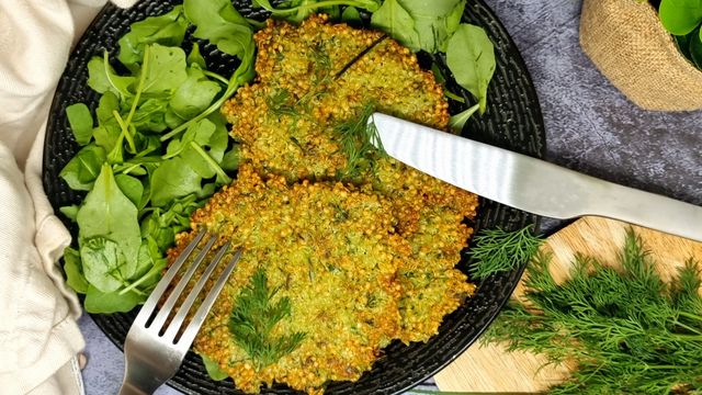 Galettes de quinoa aux herbes
