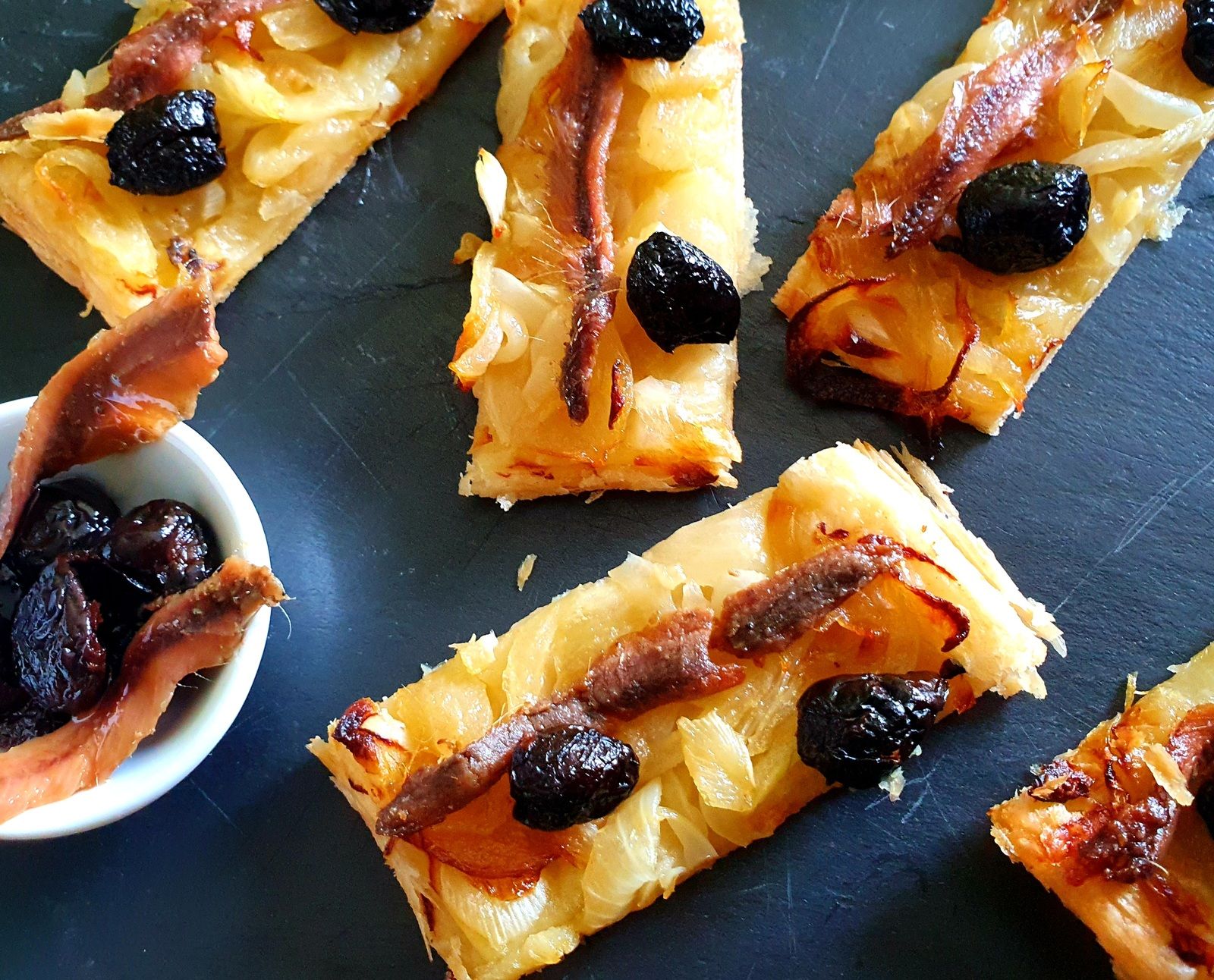 Mini pissaladières d'apéro