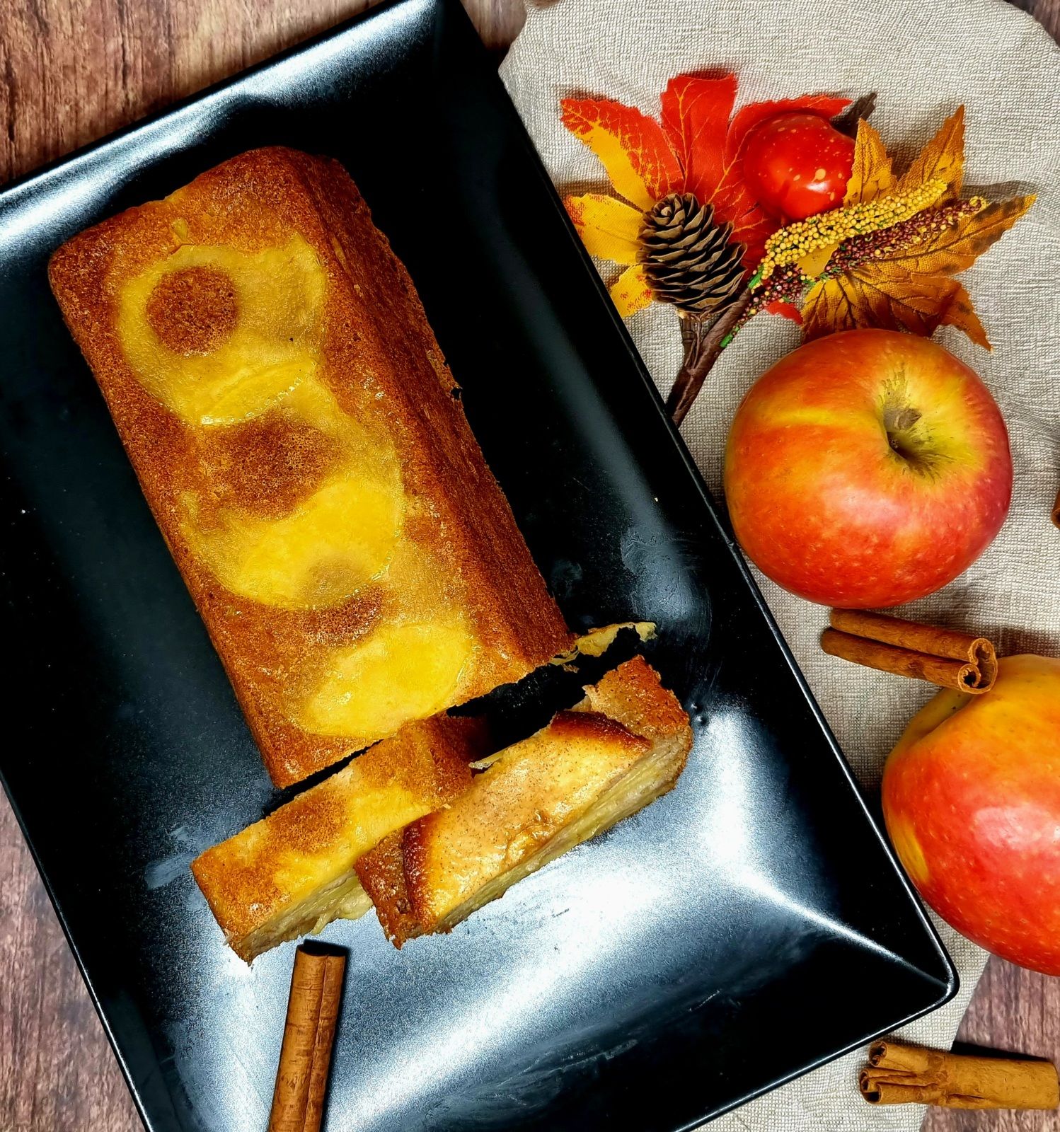 Gâteau invisible aux pommes