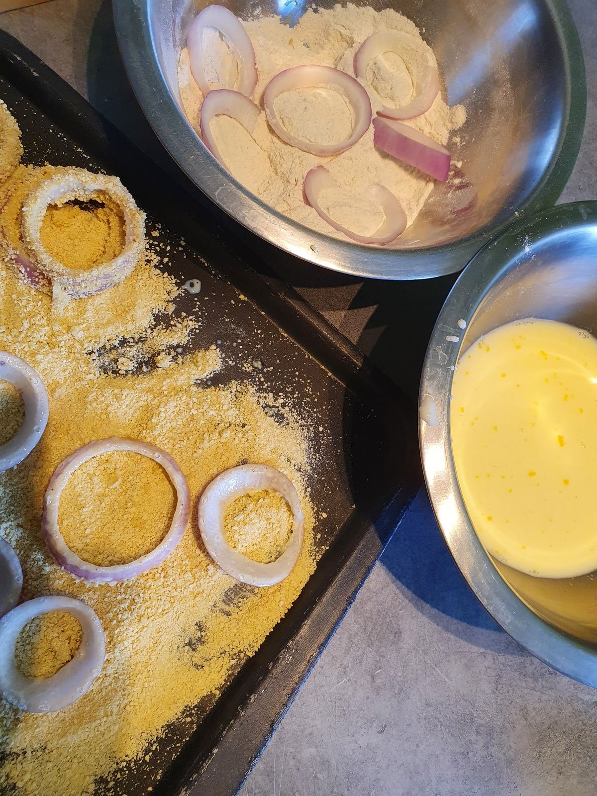 Onions rings à l'ancienne