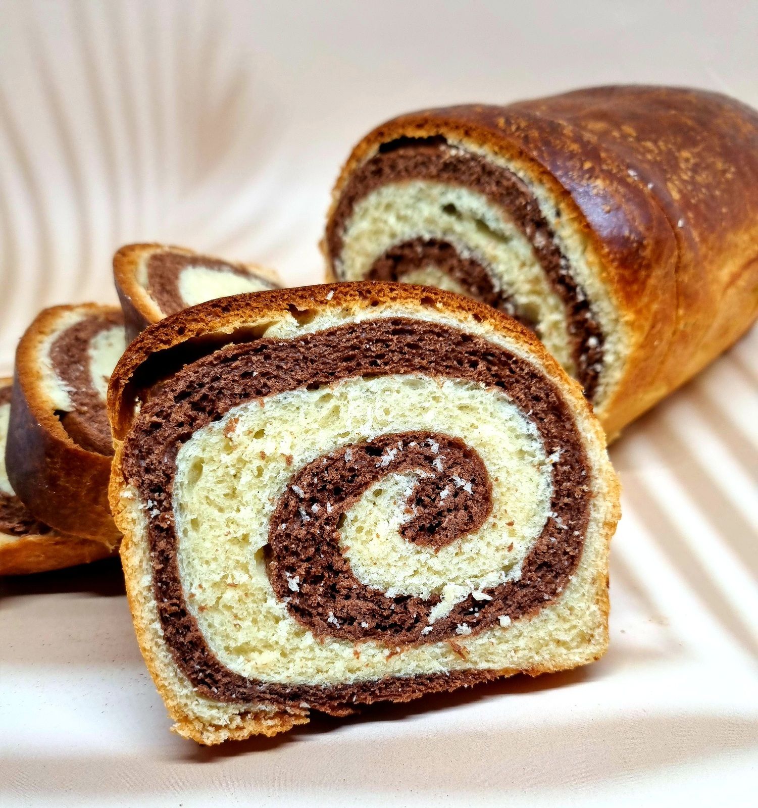 Brioche spirale choco vanille