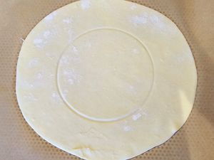 Couronne feuilletée printanière