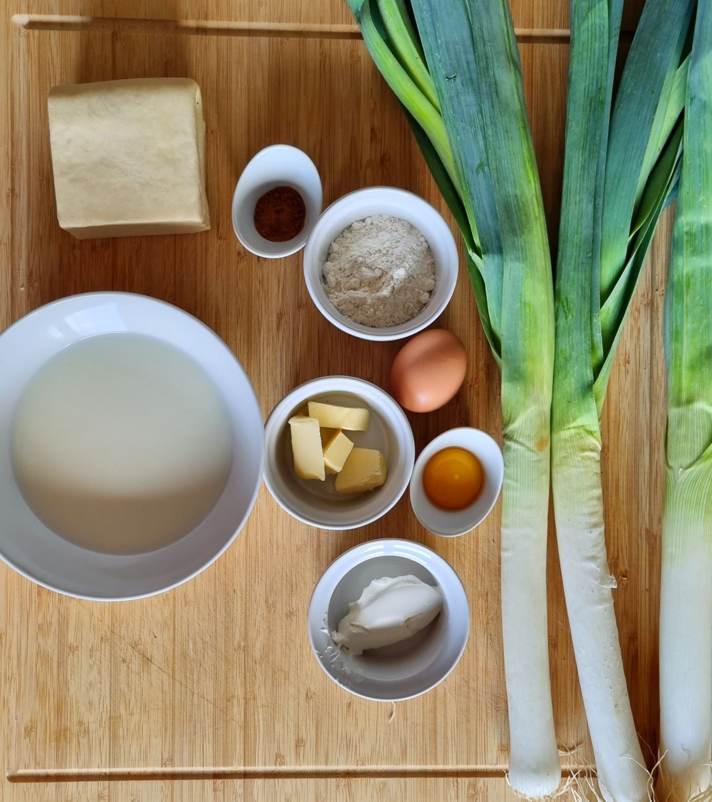 Flamiche aux poireaux