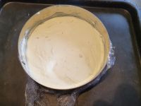 Entremet chocolat noir, citron vert, framboises