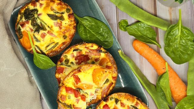 Clafoutis de jardinière au jambon