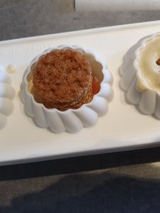 Entremet pain d'épices pamplemousse