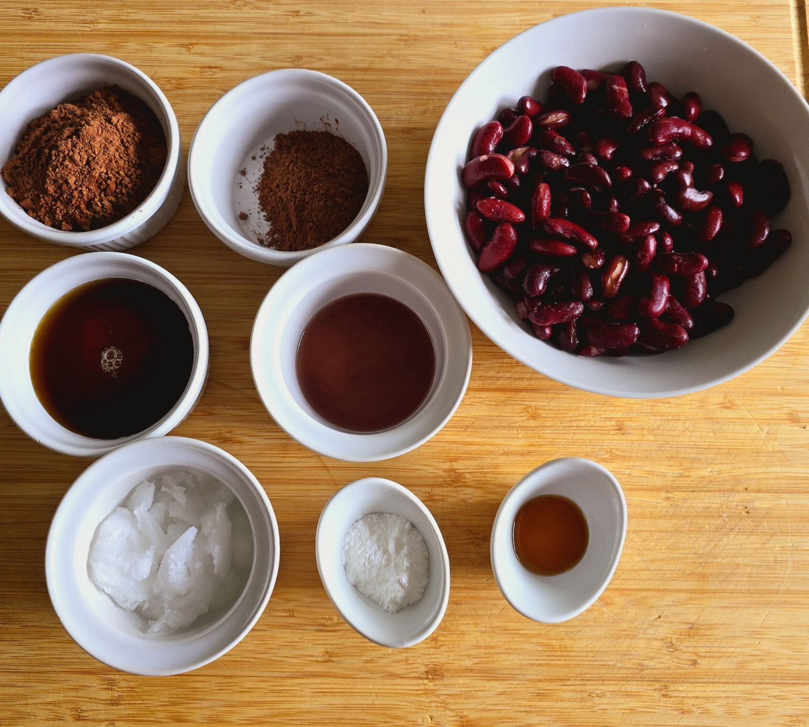 Fondant cacao et haricots rouges