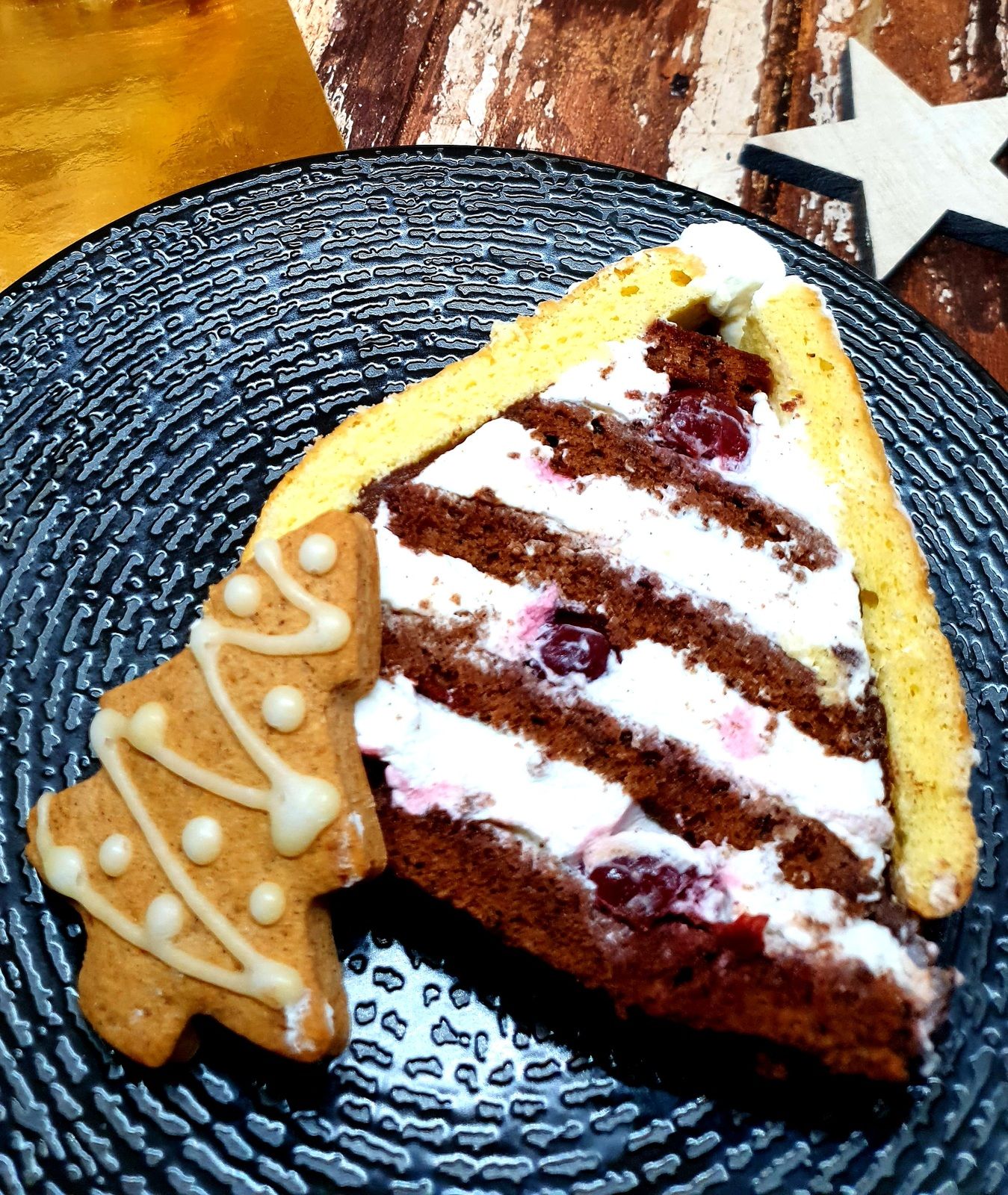 Forêt noire façon bûche