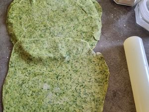 Wraps épinards jambon et ricotta