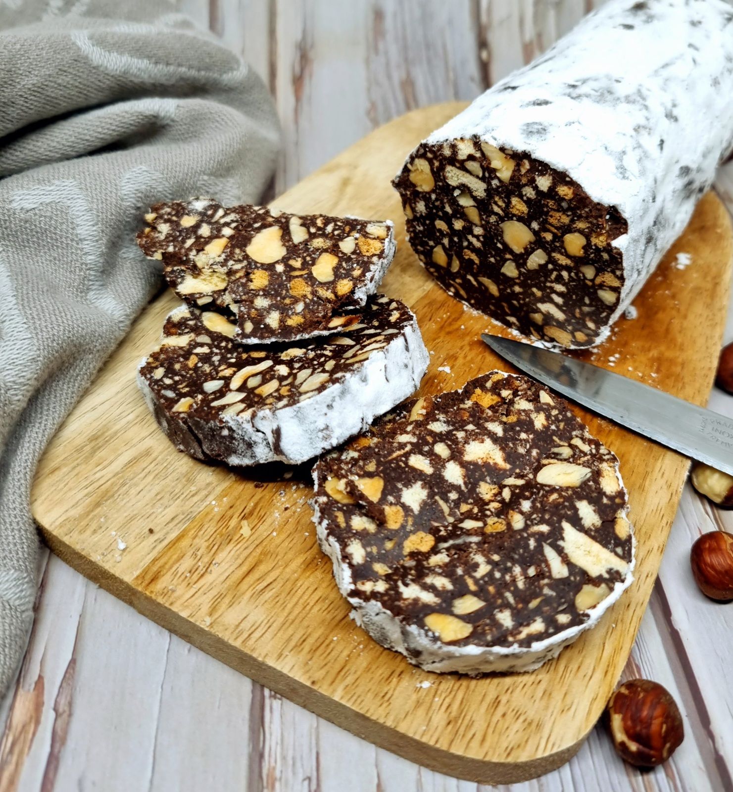 Saucisson de chocolat