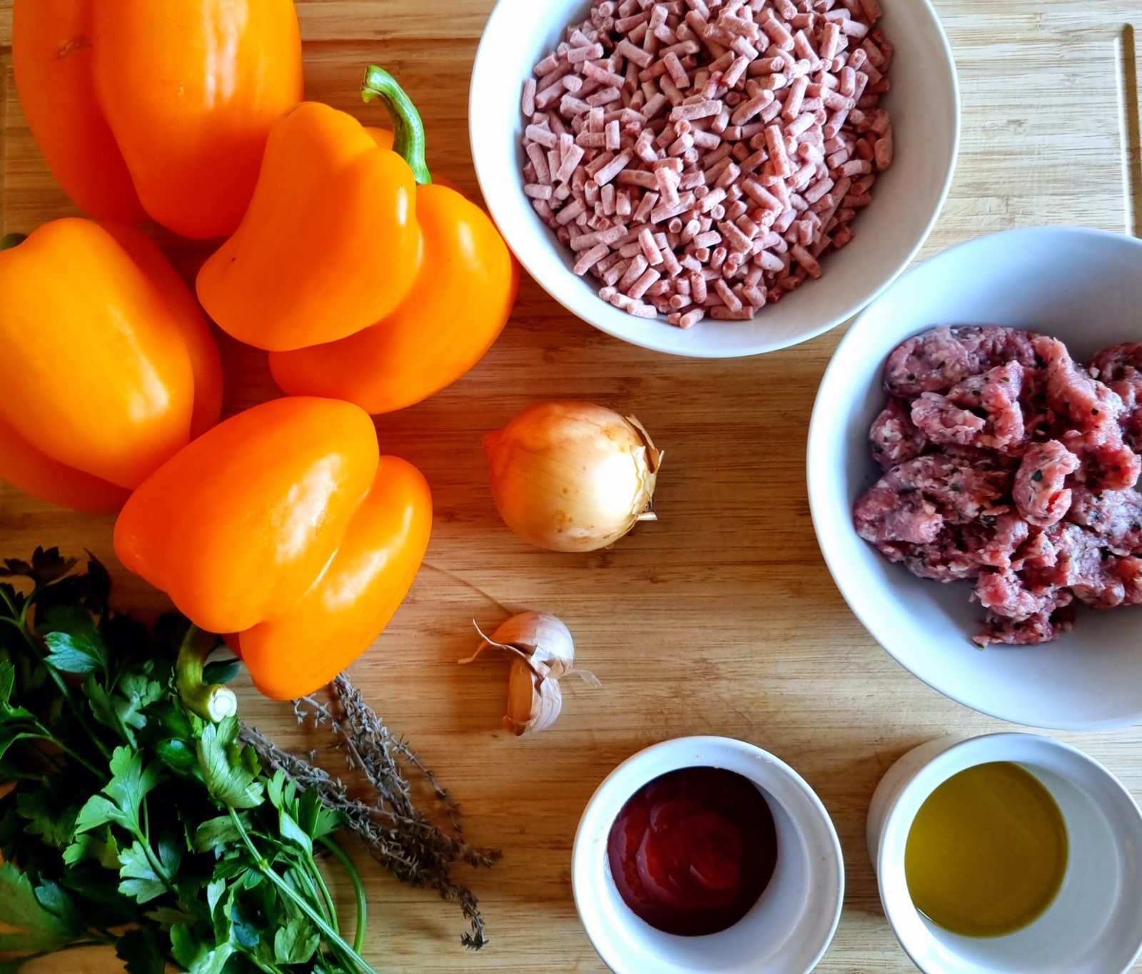 Poivrons farcis d'Halloween