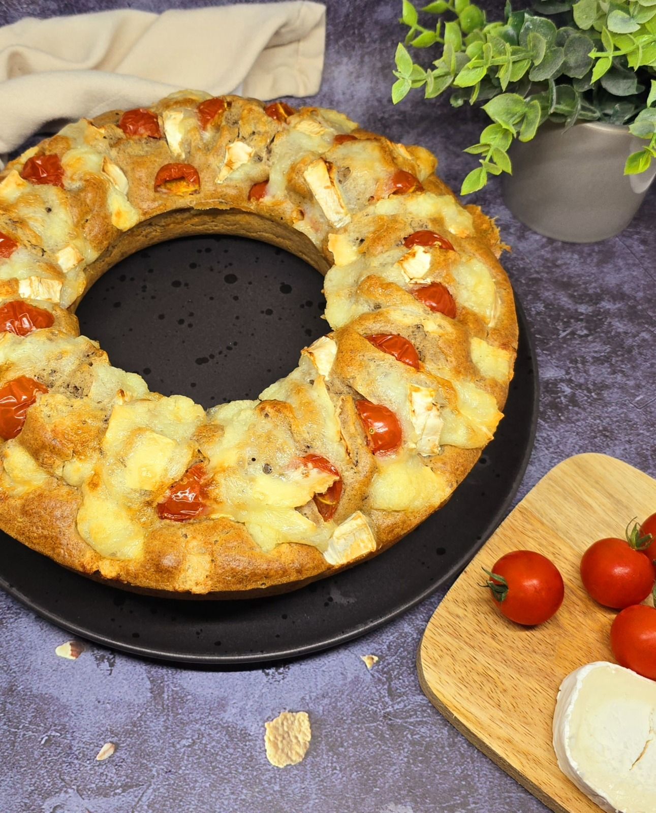 Couronne au sarrasin, tomates et chèvre