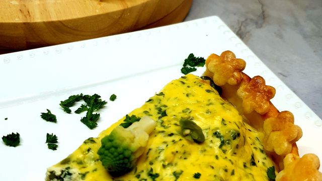 Quiche printanière aux légumes