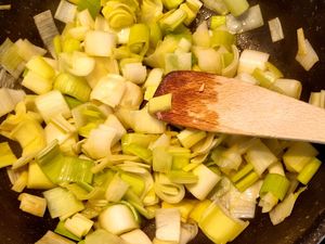 Quiche saumon poireaux sans pâte