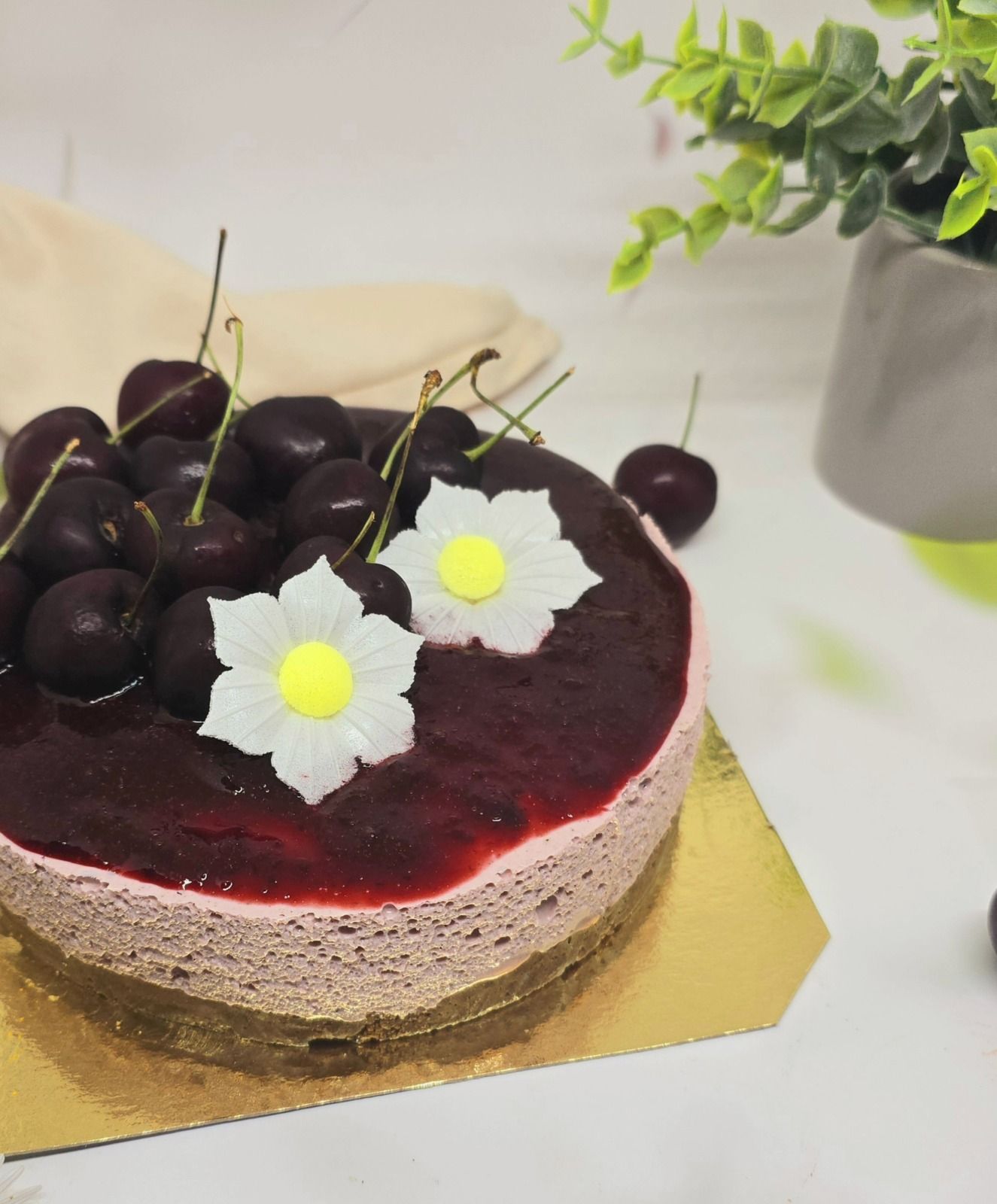 Cheesecake à la cerise
