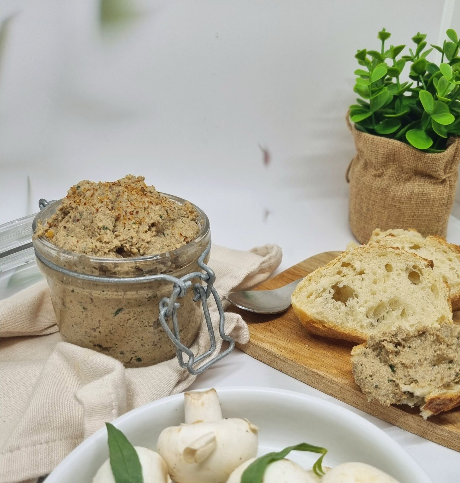 Pâté de champignons à l'estragon