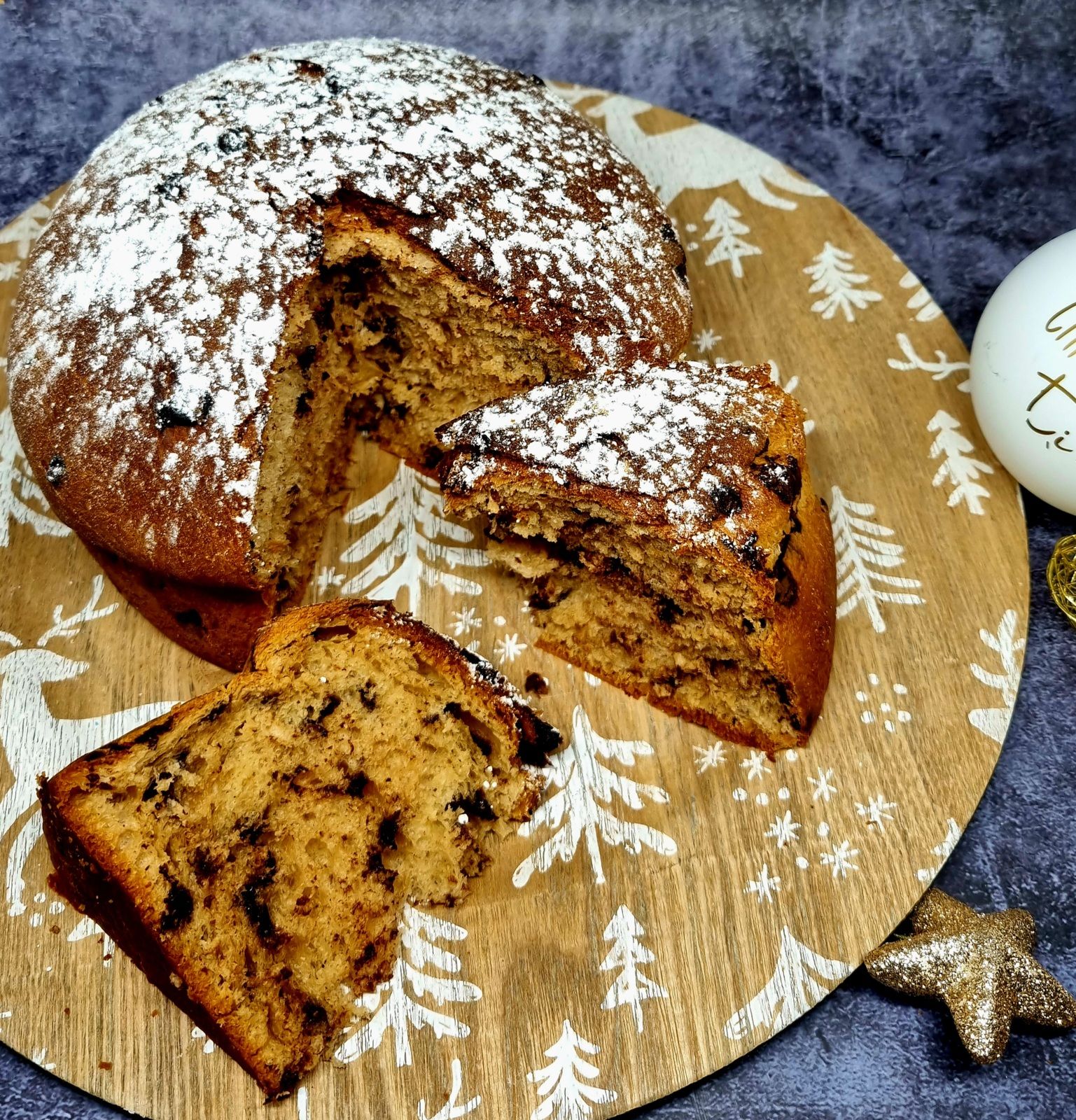 Panettone aux pépites de chocolat