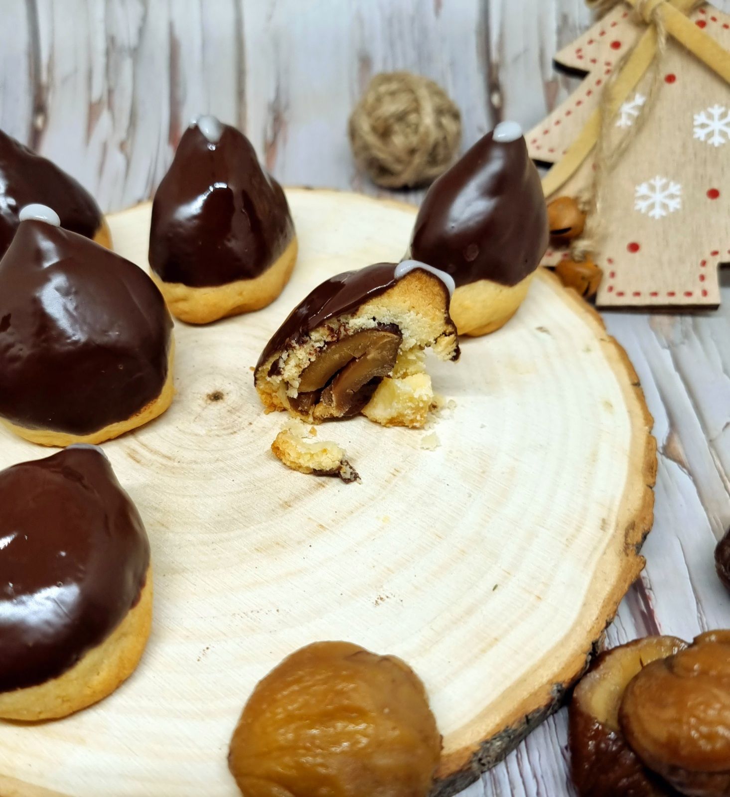 Biscuits farceurs à la châtaigne