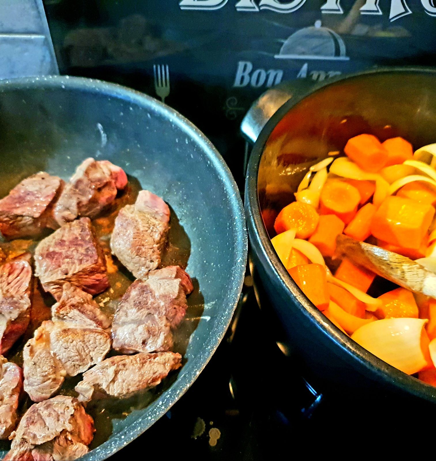 Boeuf fondant à la moutarde