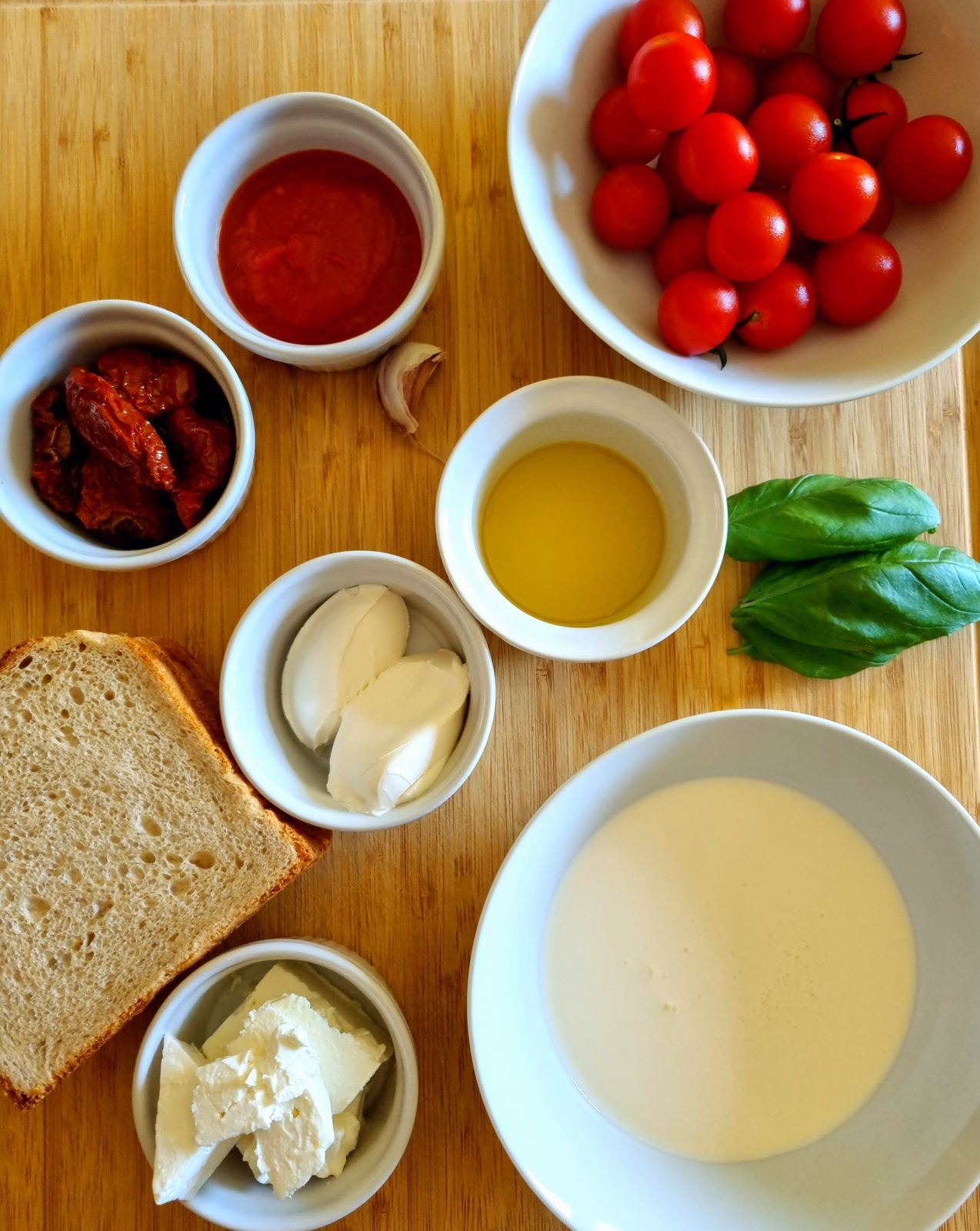 Tiramisu de tomates et fêta