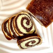 Brioche spirale choco vanille - Recettes de Aimeraude