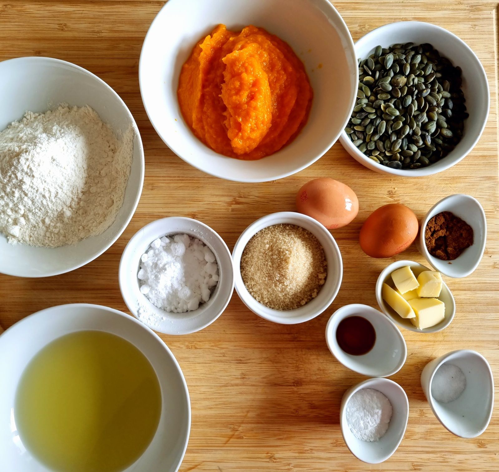 Cake au potimarron et graines de courge
