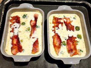 Clafoutis de choux de Bruxelles