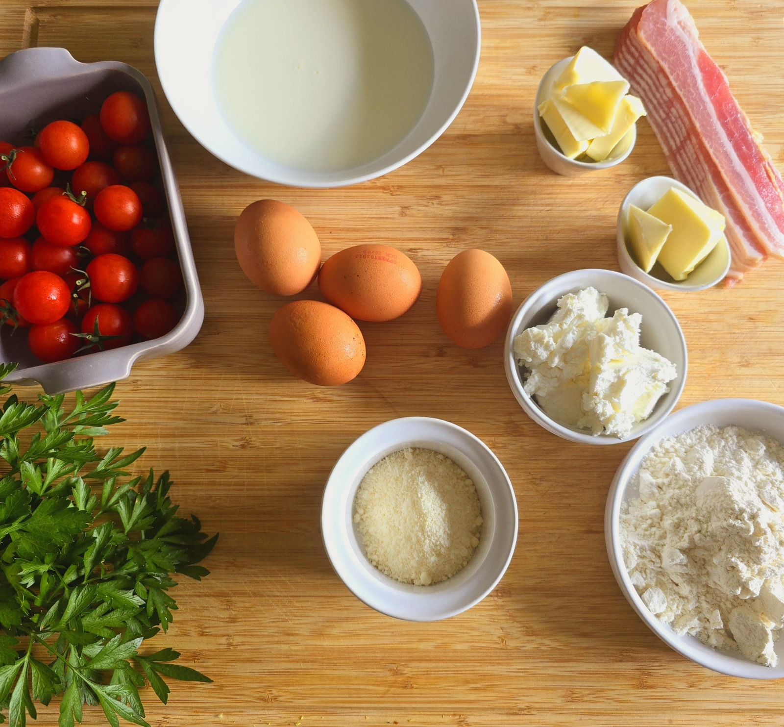 Pancake géant salé