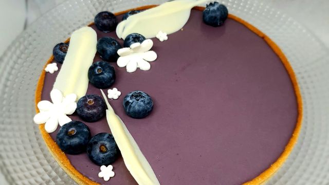 Tarte aux myrtilles