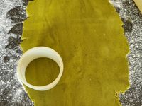 Shortbreads matcha chocolat noir