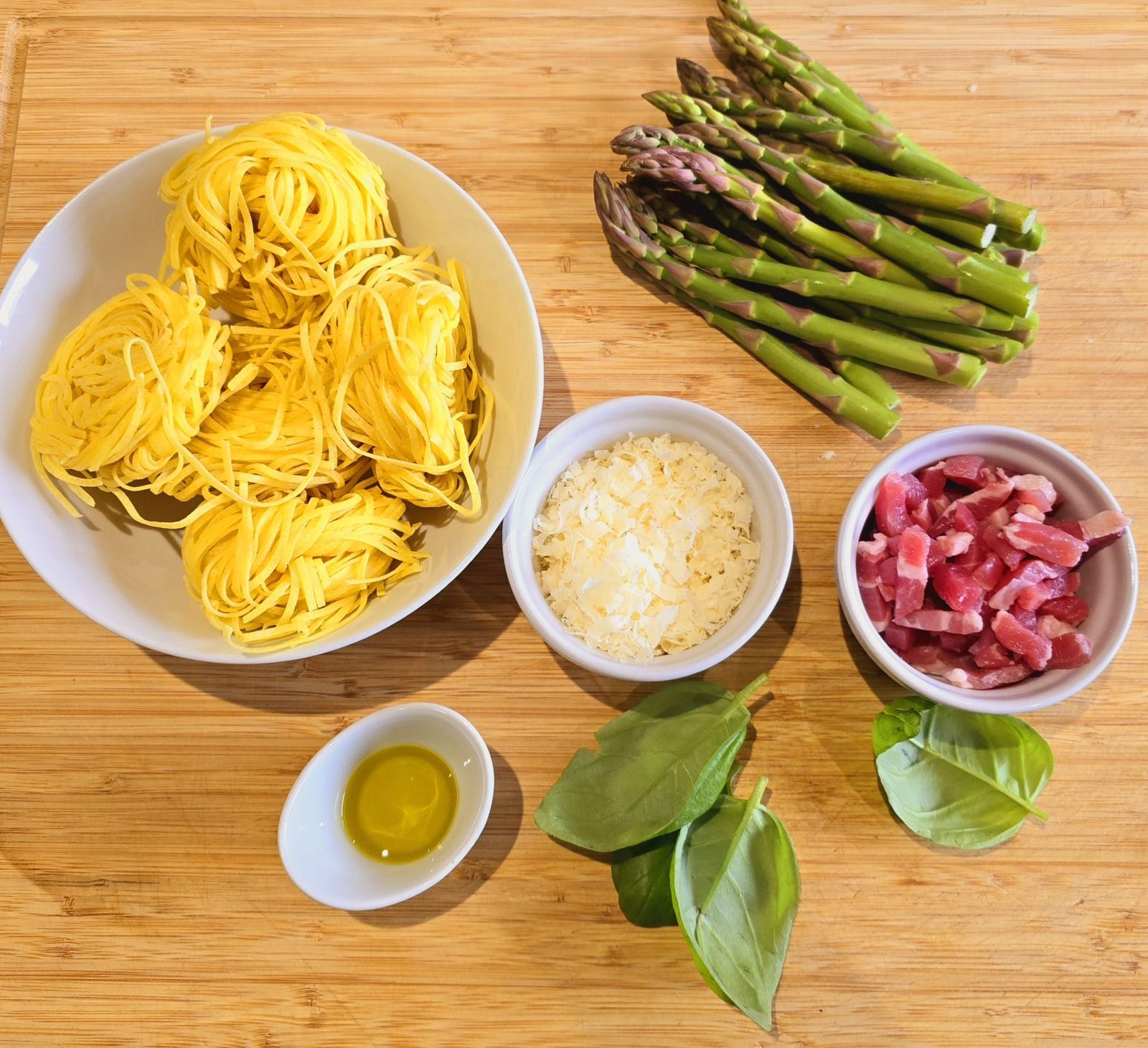 Linguines aux asperges