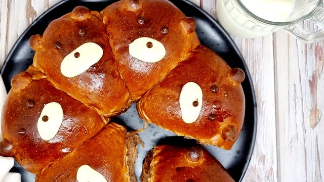 Pains au lait au cacao