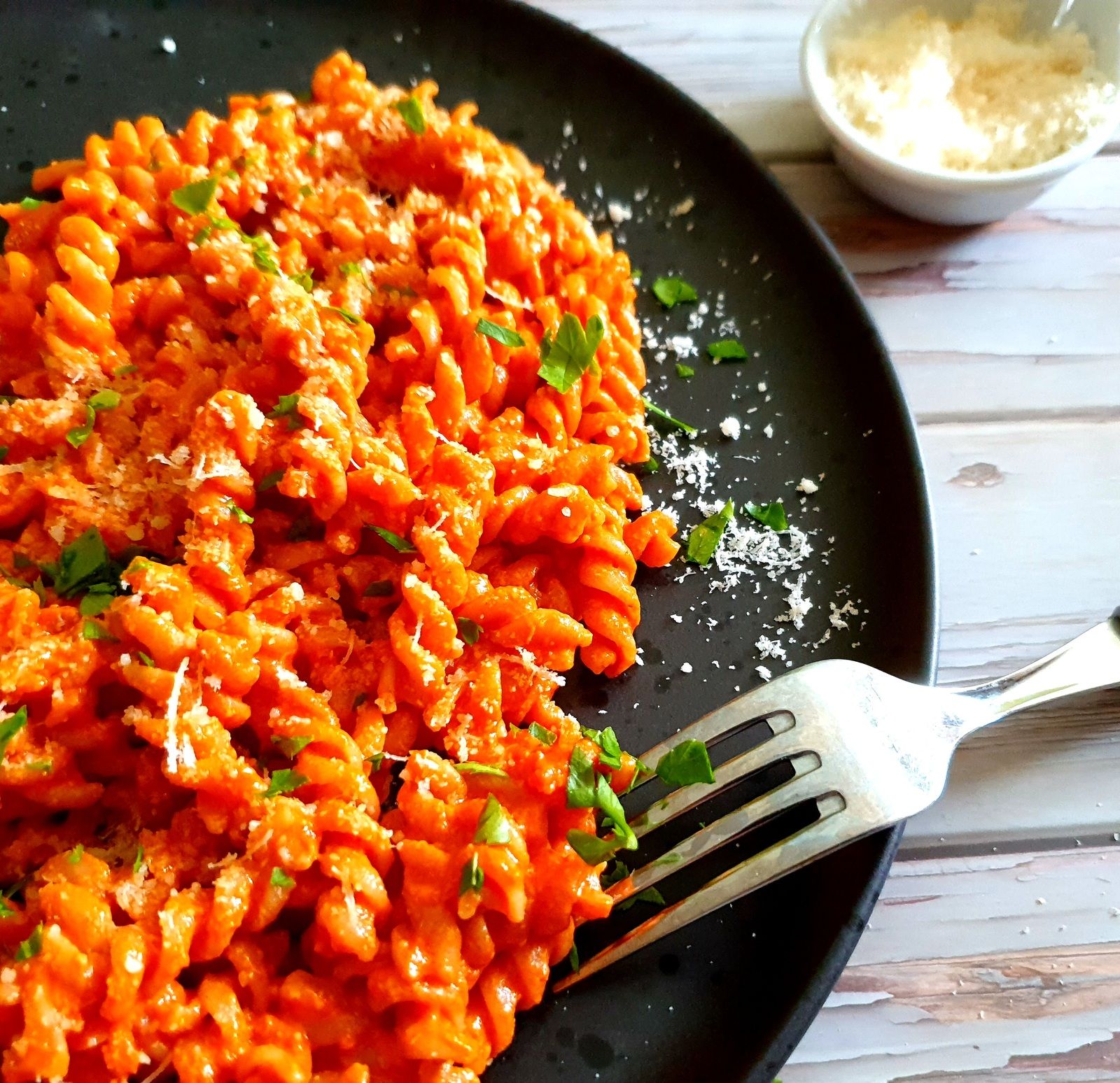 Pasta tomate et vodka