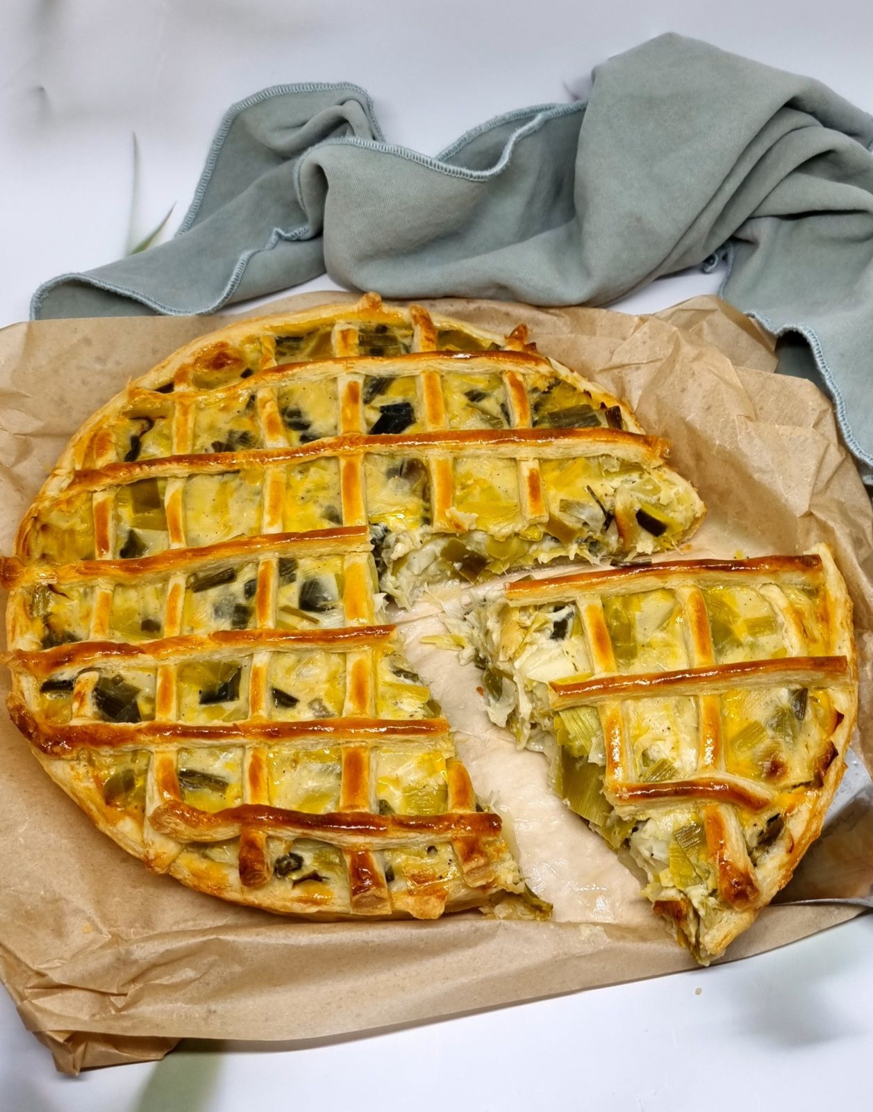 Flamiche aux poireaux