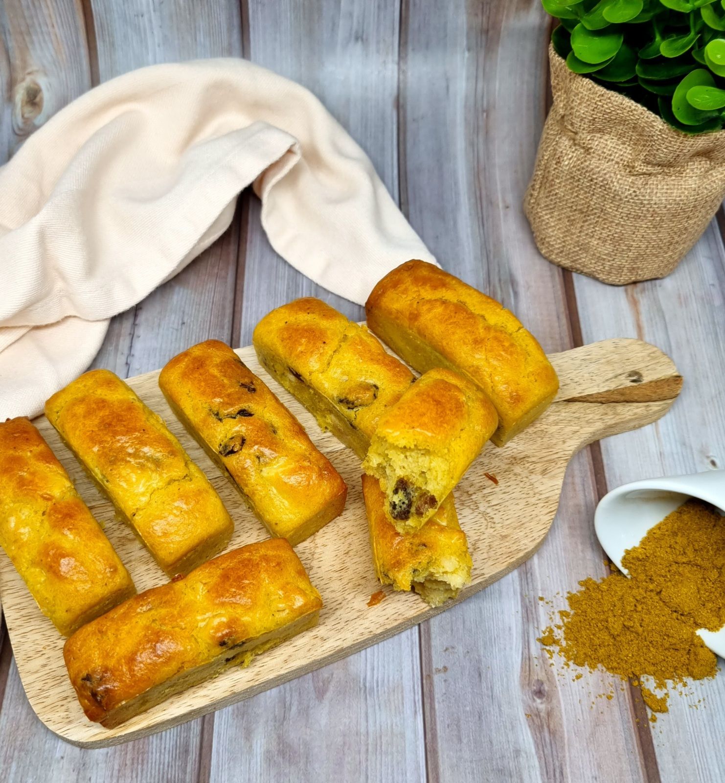 Mini cakes poulet curry