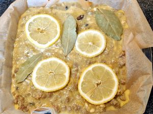 Gratin d'agneau au citron