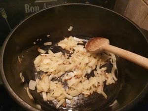 Velouté de châtaignes et champignons