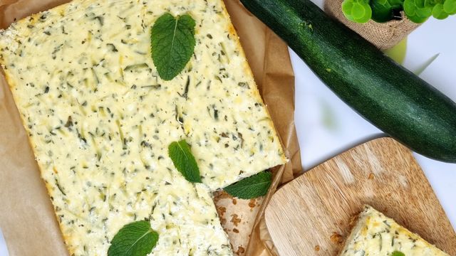 Cheesecake à la courgette