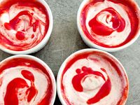 Yaourt glacé aux fruits rouges